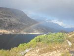 Sun on Caolasconan, rain over Kinlochleven